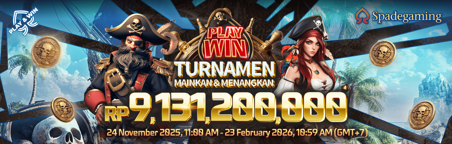 SPADEGAMING - Play and Win Tournament